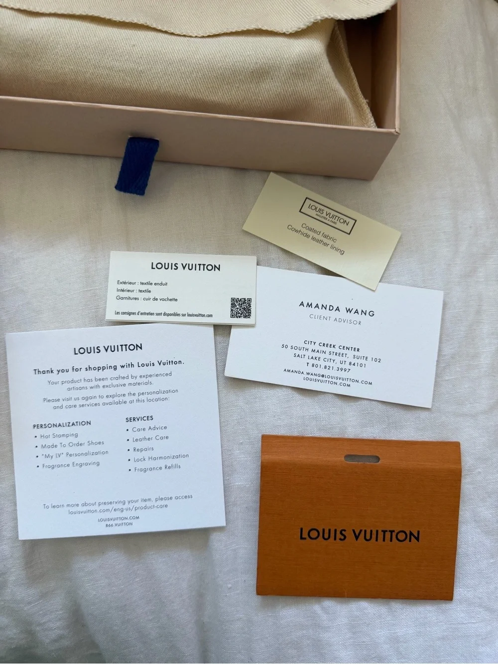 Louis Vuitton Brown Monogram Canvas Zip Pouch with Gold Hardware